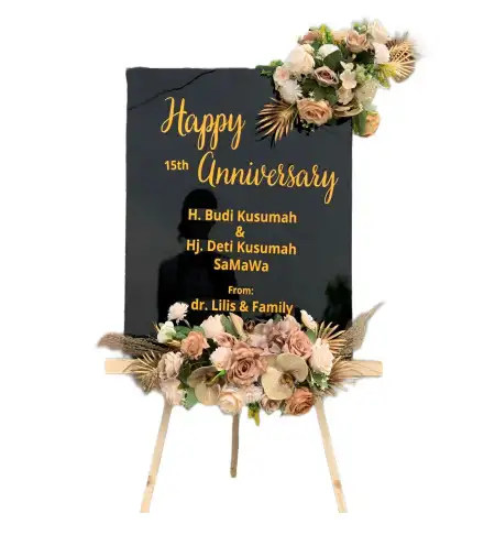 Papan Bunga Akrilik Karangwaru